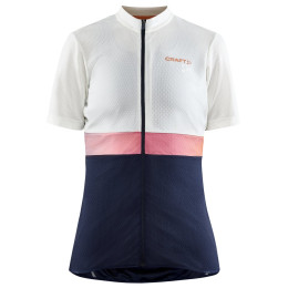 Tricou de ciclism femei Craft CORE Endur alb/albastru