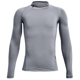 Tricou funcțional copii Under Armour HG Armour Mock LS Gray gri Gray