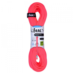 Coardă de alpinism Beal Gully 7,3 mm (60 m) Golden Dry portocaliu/ ORANGE