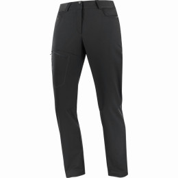 Pantaloni femei Salomon Wayfarer Warm Pant W negru deep black