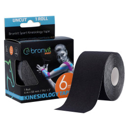 Bandă kinesiologică BronVit Sport Kinesio Tape classic 5 cm x 6m