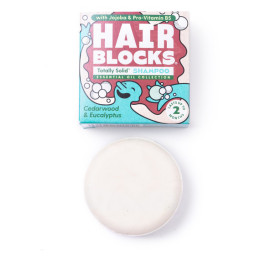 Șampon Shower Blocks Solid Shampoo - Cedarwood & Eucalyptus albastru
