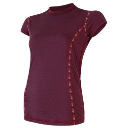 Tricou funcțional femei Sensor Merino Air m.s. violet