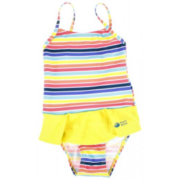 Costum de baie copii Aquawave Sofia galben STRIPE PRINT/SULPHUR SPRING/POSEIDON