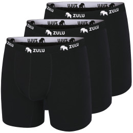 Boxeri bărbați Zulu Merino 160 6in 3-pack negru black