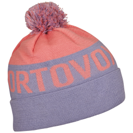 Căciulă Ortovox Bobble Knit Beanie roz/violet Blossom