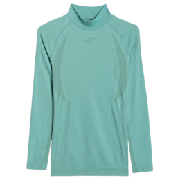 Tricou funcțional femei 4F Seamless Underwear F216 albastru deschis TEAL