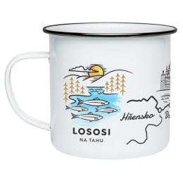 Cană České parky Salmie alb