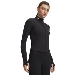 Hanorac funcțional de damă Under Armour Vanish Elite Full Zip negru Ultimate Black / / Metallic Silver