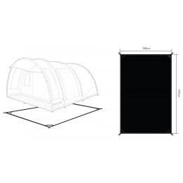 Podea de protecție Regatta Vanern 4 Footprnt negru