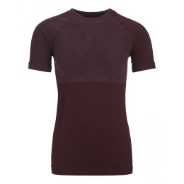 Tricou femei Ortovox Merino Competition Short Sleeve W vínová