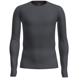 Tricou funcțional bărbați Icebreaker M Mer 260 Zoneknit Seamless LS Crewe negru Graphite