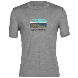 Tricou bărbați Icebreaker Men Tech Lite II SS Tee Trailhead gri