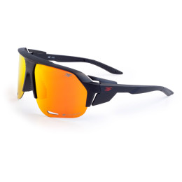 Ochelari de soare 3F Rock negru/roșu