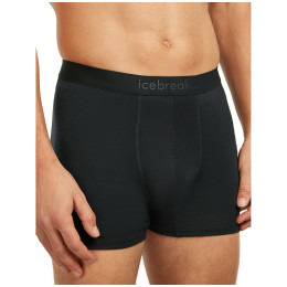 Boxeri funcționali bărbați Icebreaker Men Merino Blend 125 ZoneKnit™ Boxers negru Black