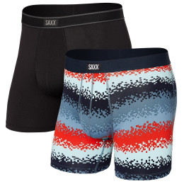 Boxeri Saxx Daytripper Boxer Brief Fly 2Pk negru
