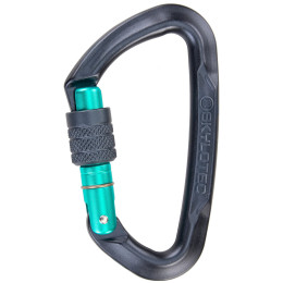 Carabinieră Skylotec Lime SG (screw gate) gri/verde Anthracite/Acquamarine