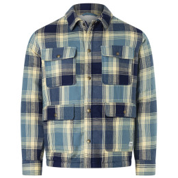 Geacă bărbați Marmot Ridgefield Sherpa Flannel Shirt Jacket albastru