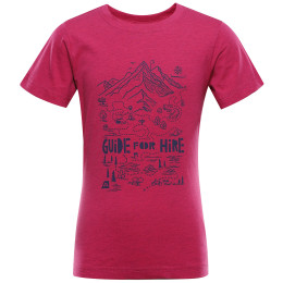 Tricou copii Alpine Pro Nogero Fuchsia roz FUCHSIA FEDORA VARIANTA PA