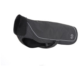 Pelerină de ploaie pentru câini Mountain Paws Fleece-Lined Dog Raincoat negru Black