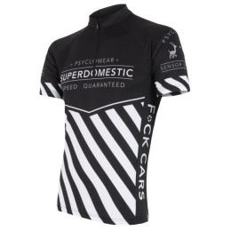 Pánský cyklistický dres Sensor Superdomestic negru