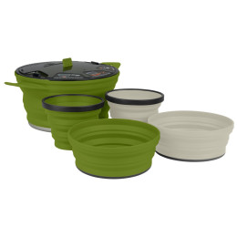Set vase Sea to Summit X-Set: 31 5pc gri/verde