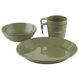 Set veselă pentru 2 persoane Easy Camp Moss 2 Dine Set verde