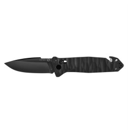 Briceag TB OUTDOOR Cac S200 French Army Knife Textured G10 Smooth negru