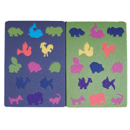 Folie de spumă sub șezut Yate cu motiv de animale 