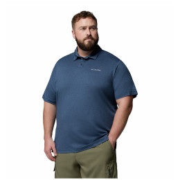 Tricou bărbați Columbia Parsons Point™ Polo albastru Collegiate Navy, Heather, Mntn Blue