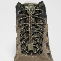 Șireturi încălțăminte Lock Laces Boot khaki Camo Boot