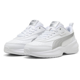 Încălțăminte femei Puma Cilia 2 Mode Metallic Glam alb/argintiu PUMA White-PUMA Silver-Feather Gray