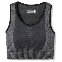 Lenjerie funcțională femei Smartwool W Intraknit Racerback Bra negru