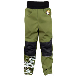 Pantaloni softshell copii WAMU Khaki khaki KHAKI