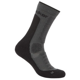 Șosete Icebreaker W Mer Hike+ Heavy Crew negru/gri Obsidian/Black