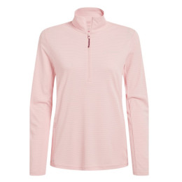 Tricou femei Craghoppers NosiLife SolarShield+ Half Zip Top bej Sherbert