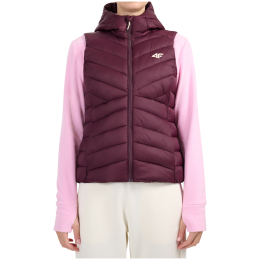 Vestă femei 4F Vest Jacket F372 vișiniu Burgundy