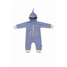 Salopetă copii DucKsday Polar Fleece Twin/Blue albastru Blue/Sand