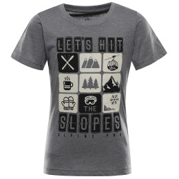 Tricou copii Alpine Pro Rejo 3 Grey gri ŠEDÁ