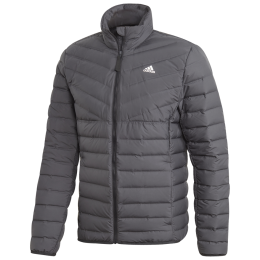 Geacă bărbați Adidas Varililte 3-Stripes Soft Down negru