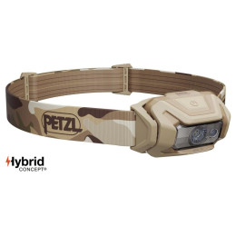 Lanternă frontală Petzl Aria 1R RGB bej camo