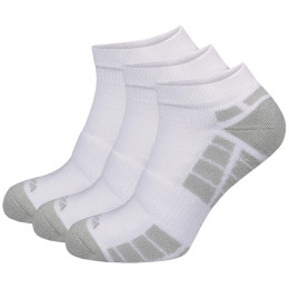 Șosete MOOA Silver Bamboo Low 3-pack alb/gri White/Grey
