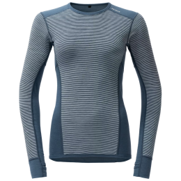 Tricou funcțional femei Devold Reverso Merino Shirt Wmn albastru Dawn