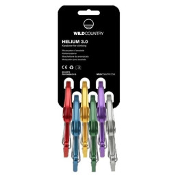 Carabiniera Wild Country Helium 3.0 Rack 6 Pack culori mix