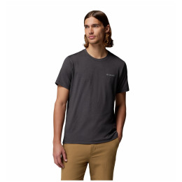 Tricou bărbați Columbia Parsons Point™ SS Back Graphic Tee negru Black Heather, Splatter Gem