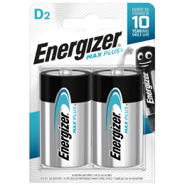 Baterie Energizer Max Plus bliste D argintiu
