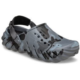Papuci Crocs Echo Duck Camo Clog gri/negru Charcoal/Black