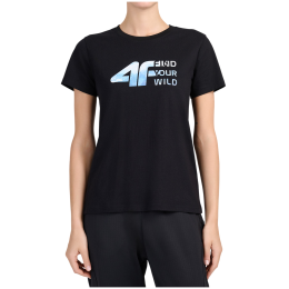 Tricou femei 4F Tshirt F3496 negru Deep Black