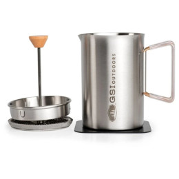 Presă pentru cafea GSI Outdoors Glacier Stovetop JavaPress argintiu silver