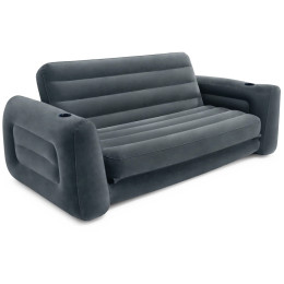 Fotoliu gonflabil Intex Pull-out Sofa gri închis grey